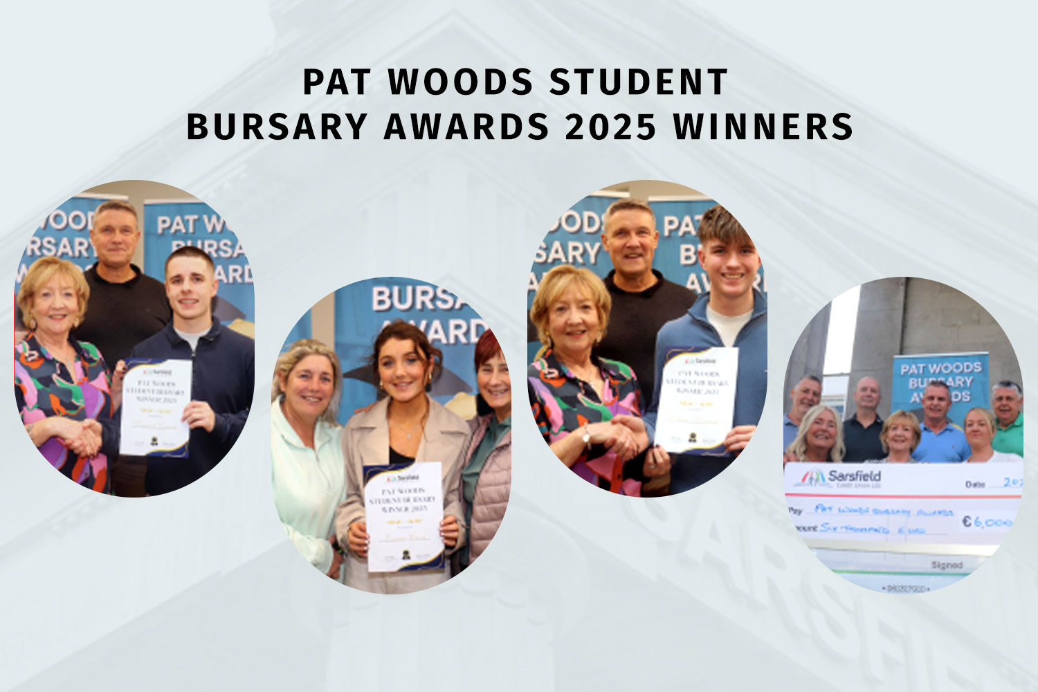 Pat Woods Student Bursary Awards 2025 Winners